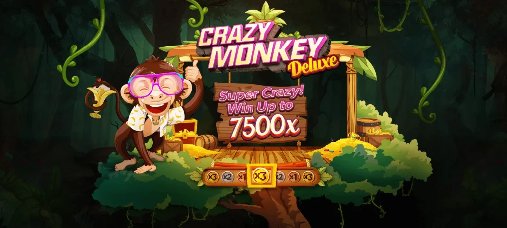 Crazy Monkey Deluxe ทดลองเล่นเกมค่าย Nextspin