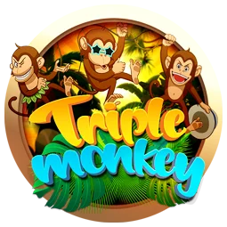 Logo game slot เกมสล็อต Triple Monkey สามสหายแสนซน ค่าย Nextspin