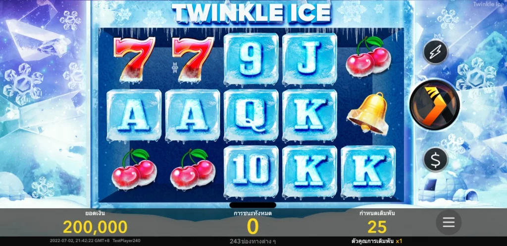 Features การออกแบบและฟีเจอร์ของเกม Twinkle Ice
